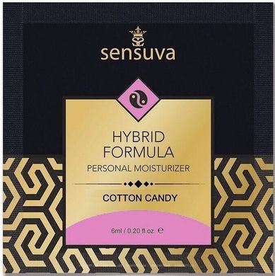 Лубрикант на водной основе съедобный Sensuva Natural Water-Based Cotton Candy, сладкая вата (57 мл) картинка