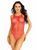 Эротическое боди-сетка Leg Avenue Net snap crotch tank bodysuit Red, One Size картинка