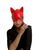 Лакована маска D&A "Кішка", червона зображення