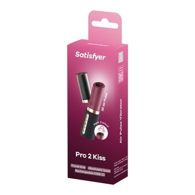 Вакуумний стимулятор Satisfyer Pro 2 Kiss (магнітна технологія 3D Air Pulse) зображення