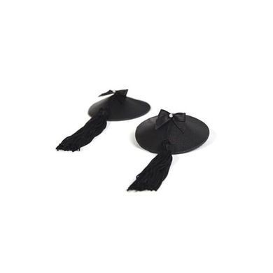 Пестіс з китицями Bijoux Indiscrets Burlesque pasties ORIGINAL BLACK зображення