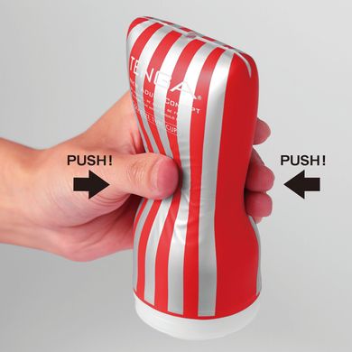 Мастурбатор здавлюючий Tenga Squeeze Tube Cup (м'яка подушечка) зображення