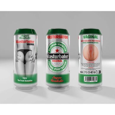 Мастурбатор-вагина в виде банки пива Alive Heineken Vagina II картинка
