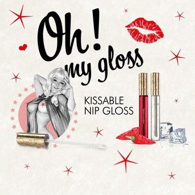Набір блисків для сосків Bijoux Indiscrets Kissable Nip Gloss DUET (2х13 мл) зображення