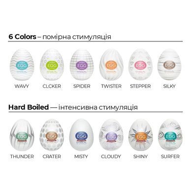 Набор мастурбаторов-яиц Tenga Egg COOL Pack картинка