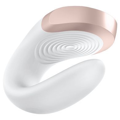Смарт-вибратор для пар с пультом Satisfyer Double Love White картинка