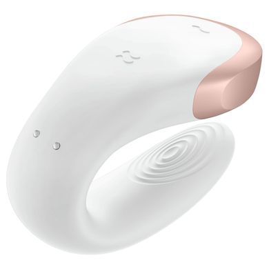 Смарт-вибратор для пар с пультом Satisfyer Double Love White картинка