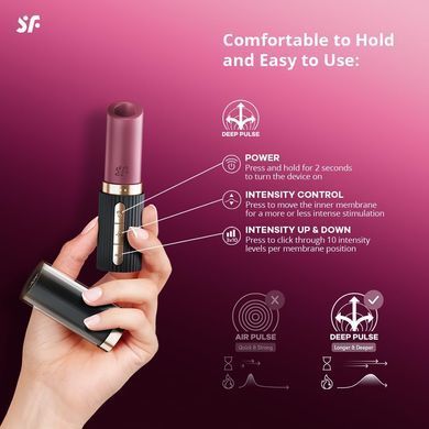 Вакуумний стимулятор Satisfyer Pro 2 Kiss (магнітна технологія 3D Air Pulse) зображення