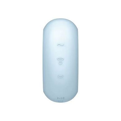 Вакуумний стимулятор із вібрацією Satisfyer Pro To Go 3 Blue зображення
