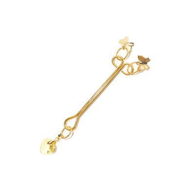 Затискач для клітора з метеликами Art of Sex Clit Clamp Butterfly, золотистий зображення