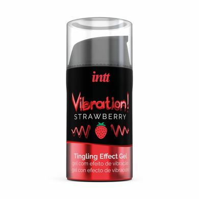 Жидкий вибратор Intt Vibration Strawberry Клубника (15 мл) картинка