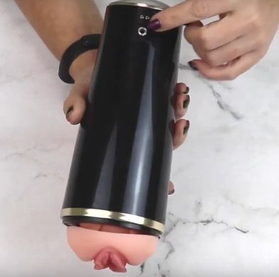 Мастурбатор з вібрацією Leten Masturbator v3 (2 рівня тиску) зображення