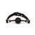 Кляп з силіконовою кулькою Liebe Seele Boudoir Amor Ball Gag Black зображення