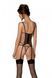 Корсет с открытой грудью + стринги Passion MARINA CORSET beige, размер S/M картинка 2