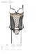 Корсет с открытой грудью + стринги Passion MARINA CORSET beige, размер S/M картинка 5