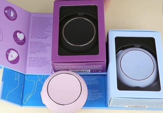 Вакуумний стимулятор із вібрацією Satisfyer Pro To Go 3 Blue зображення