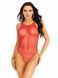 Эротическое боди-сетка Leg Avenue Net snap crotch tank bodysuit Red, One Size картинка 1