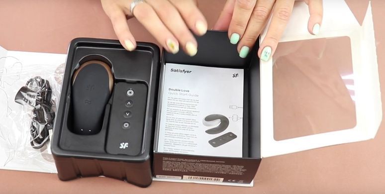 Смарт-вибратор для пар с пультом Satisfyer Double Love White картинка