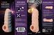 Насадка на член з отвором для мошонки Kokos Nude Sleeve NS 001, розмір L картинка 8