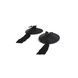 Пестіс з китицями Bijoux Indiscrets Burlesque pasties ORIGINAL BLACK картинка 2