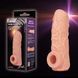 Насадка на член з отвором для мошонки Kokos Nude Sleeve NS 001, розмір L картинка 10