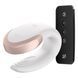 Смарт-вибратор для пар с пультом Satisfyer Double Love White картинка 3