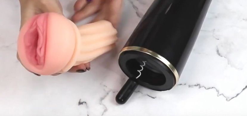 Мастурбатор з вібрацією Leten Masturbator v3 (2 рівня тиску) зображення