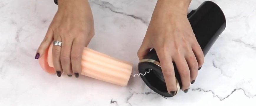 Мастурбатор з вібрацією Leten Masturbator v3 (2 рівня тиску) зображення