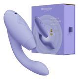 Двойной вакуумный клиторальный стимулятор с вибрацией Womanizer Duo 2 Lilac (диаметр 3,8 см) картинка