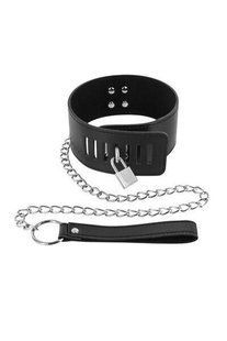 Нашийник з повідцем і замочком Fetish Tentation Padlock and Leash зображення