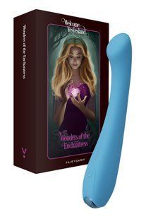 Вібратор для точки G FairyGasm MerryWand blue (діаметр 2,5 см) зображення