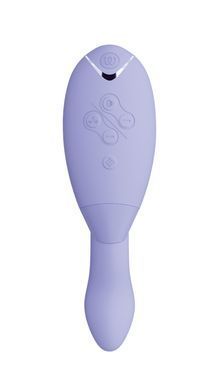 Подвійний вакуумний кліторальний стимулятор з вібрацією Womanizer Duo 2 Lilac (діаметр 3,8 см) зображення