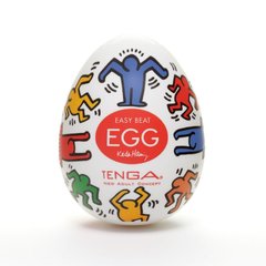 Мастурбатор-яйце Tenga Keith Haring EGG Dance (Танці) зображення