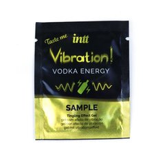 Пробник рідкого вібратора Intt Vibration Vodka Енергетик + горілка (2 мл) зображення