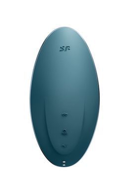 Вакуумний стимулятор із вібрацією Satisfyer Vulva Lover 1 Blue зображення