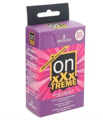 Збуджувальні краплі для клітора з антидотом Sensuva On xXxTREME Arousal Oil with Antidote (5+5 мл) зображення