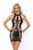 Сукня зі шнурівкою та блискавкою Noir Handmade F291 Powerwetlook dress with double lace-up front, розмір S зображення