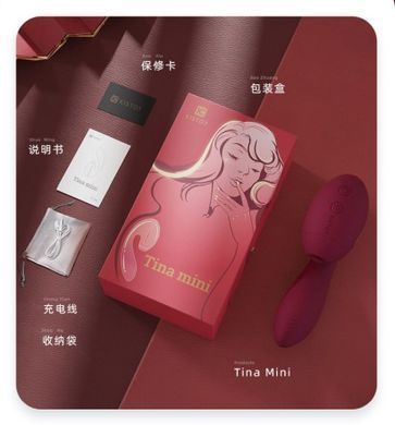 Вакуумний вагінально-кліторальний вібратор Kistoy Tina Mini Violet (діаметр 3,2 см) зображення