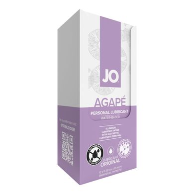 Набір лубрикантів на водній основі Foil Display Box JO Agape Lubricant (12 шт по 10 мл) зображення