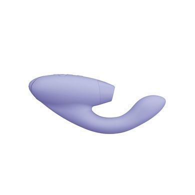 Подвійний вакуумний кліторальний стимулятор з вібрацією Womanizer Duo 2 Lilac (діаметр 3,8 см) зображення