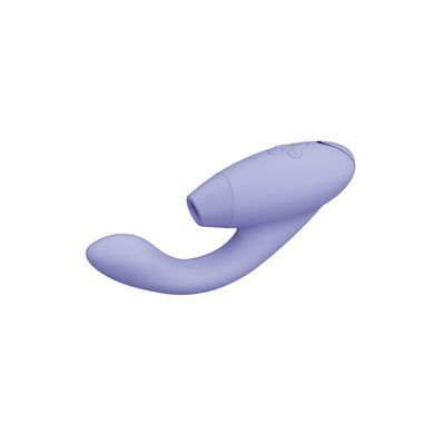 Подвійний вакуумний кліторальний стимулятор з вібрацією Womanizer Duo 2 Lilac (діаметр 3,8 см) зображення