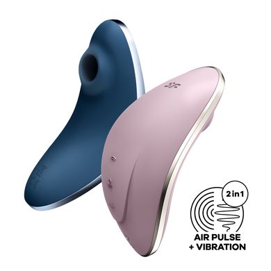 Вакуумний стимулятор із вібрацією Satisfyer Vulva Lover 1 Blue зображення