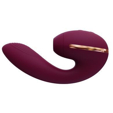 Вакуумний вагінально-кліторальний вібратор Kistoy Tina Mini Violet (діаметр 3,2 см) зображення