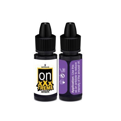 Збуджувальні краплі для клітора з антидотом Sensuva On xXxTREME Arousal Oil with Antidote (5+5 мл) зображення
