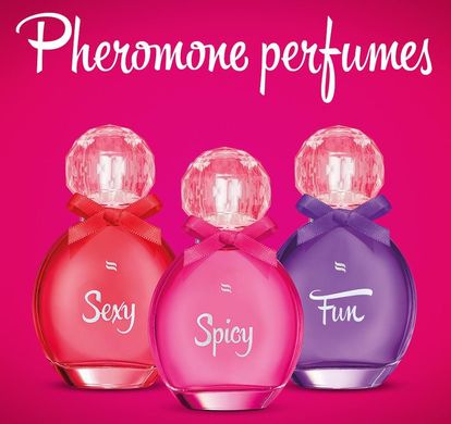 Пробник духів з феромонами Obsessive Perfume Fun sample, троянда + цвіт апельсину (1 мл) зображення