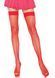 Панчохи у дрібну сітку Leg Avenue Nylon Fishnet Thigh Highs OS Red зображення