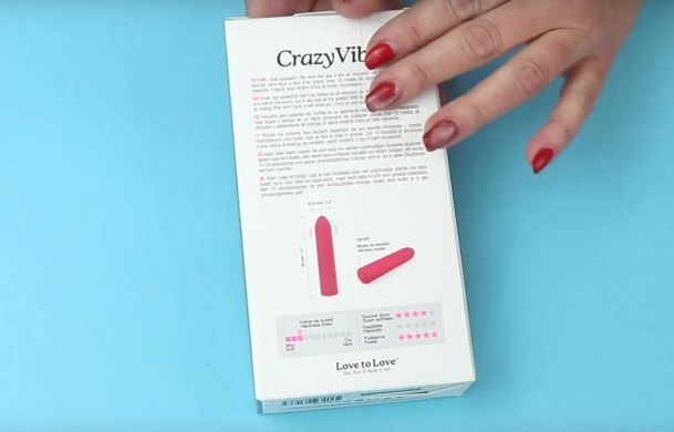 Віброкуля Love To Love Crazy Vibe (USB-зарядка) зображення