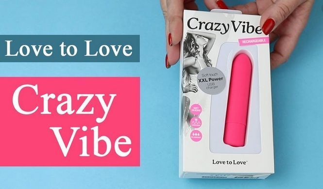 Віброкуля Love To Love Crazy Vibe (USB-зарядка) зображення