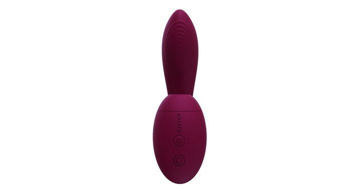 Вакуумний вагінально-кліторальний вібратор Kistoy Tina Mini Violet (діаметр 3,2 см) зображення
