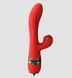 Вібратор-кролик з флогером LOCKINK SEVANDA Whip Vibrating Massage Wand Red&Green картинка 4